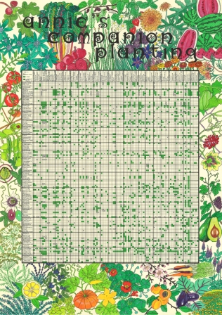 Flower Companion Planting Chart